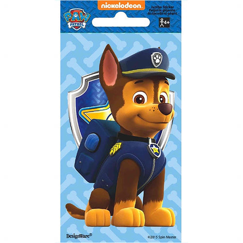 Paw Patrol - Chase Jumbo Sticker [2 Stickers]