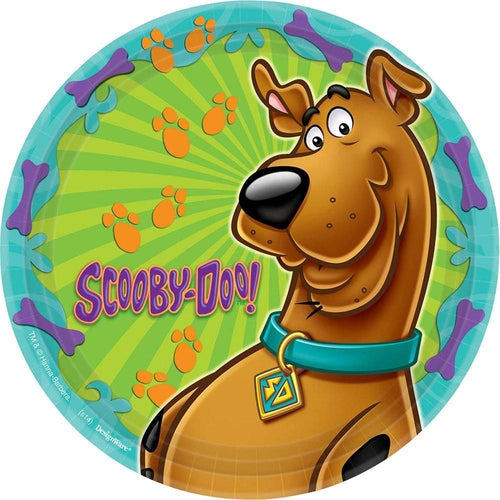 Scooby-Doo 9 Inch Round Plates [8 Per Pack]