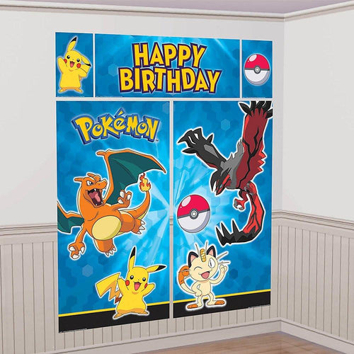 Pikachu & Friends Scene Setters Wall Decorating Kit