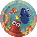 Finding Dory Party Dessert Plate [8 Plates - 7 Inches]