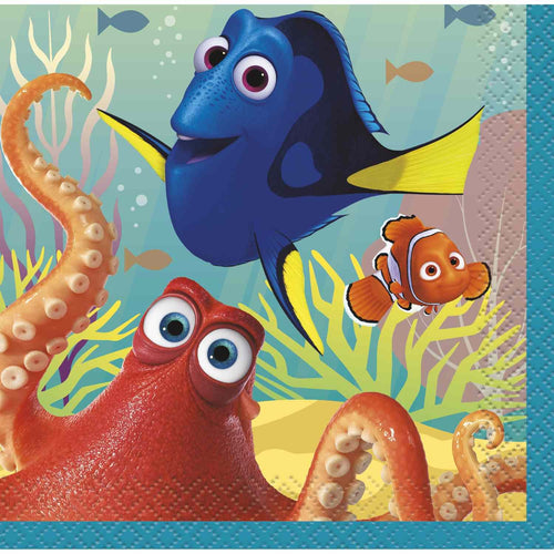 Finding Dory Party Beverage Napkins [16 per pack]