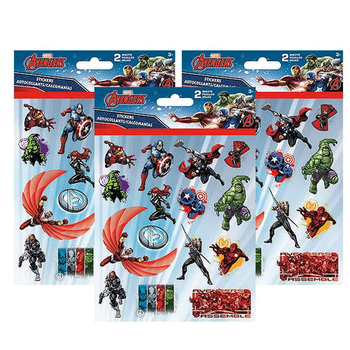 The Avengers Assemble 3-Pack Sticker Set