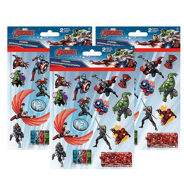 The Avengers Assemble 3-Pack Sticker Set