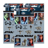 Star Wars The Saga Sticker Sheets [3 Packs of 4 Sheets Ea]