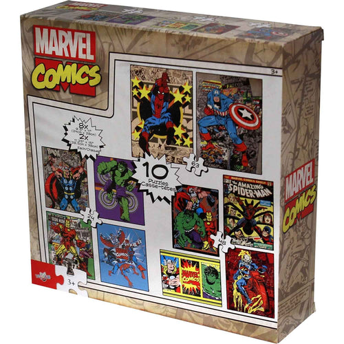 Marvel Comics 10-in-1 Puzzle Pack