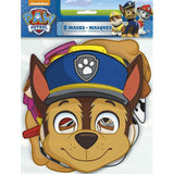 Paw Patrol Party Masks [8 per Package]