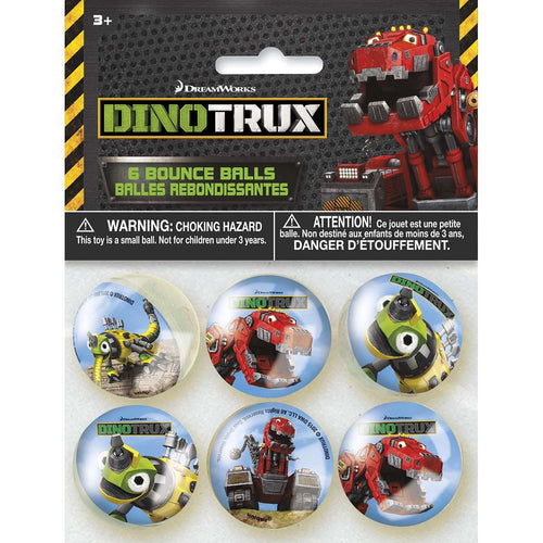 Dinotrux Bounce Balls [6 per Pack]