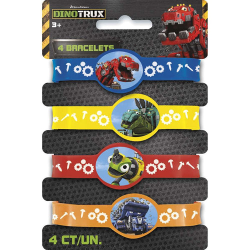 Dinotrux Stretchy Bracelets [4 per Pack]