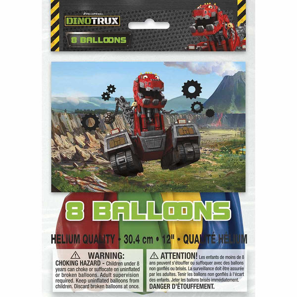 Dinotrux Latex Balloons [8 per Pack]