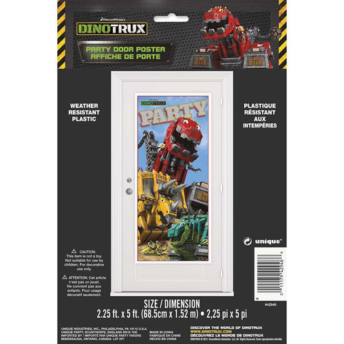 Dinotrux Party Door Poster