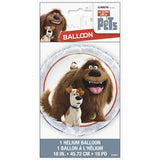 The Secret Life of Pets 18 Inch Foil Balloon