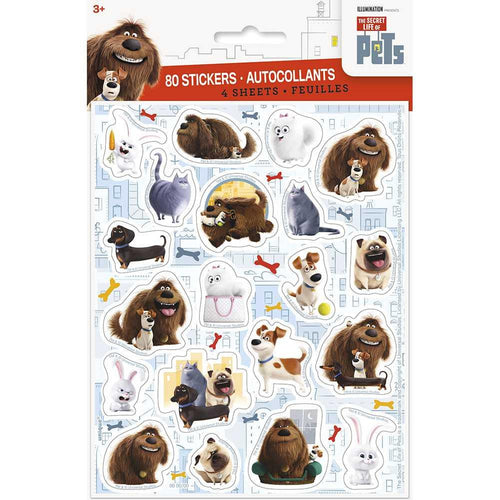 The Secret Life of Pets Sticker Sheets [4 per Pack]