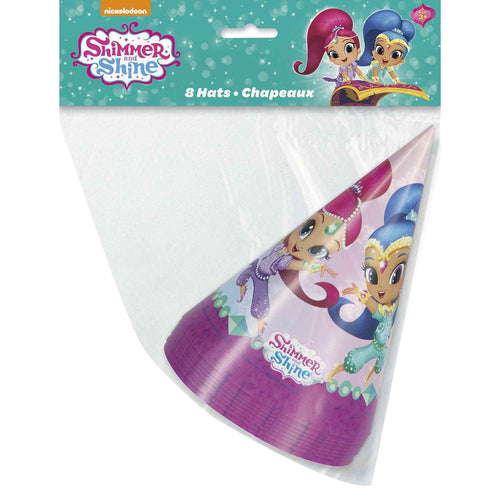 Shimmer and Shine Party Hats [8 per Pack]