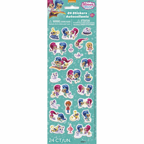 Shimmer and Shine Sticker Sheets [4 per Pack]