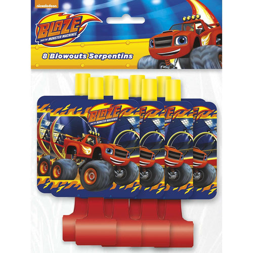 Blaze and the Monster Machines Party Blowouts [8 per Pack] - ilovealma