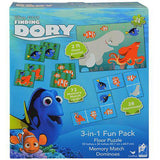 Finding Dory 3 in 1 Fun Pack [Floor Puzzle  Memory Match and Dominoes]