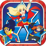 DC Super Hero Girls 7 Inch Dessert Plates [8 per Pack]