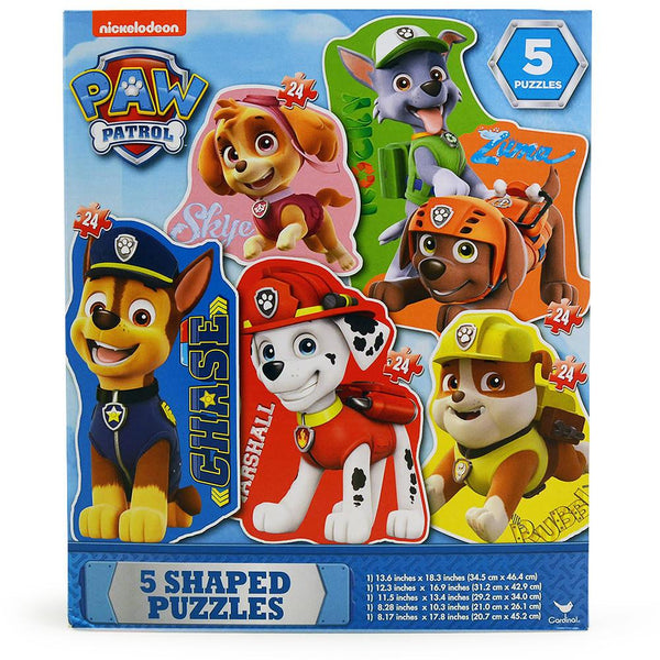 Paw Patrol 5 Shaped Puzzles