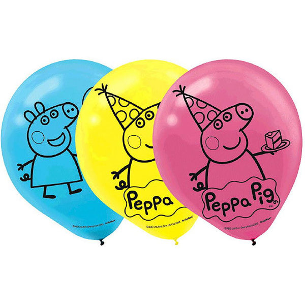 Peppa Pig Latex Balloons