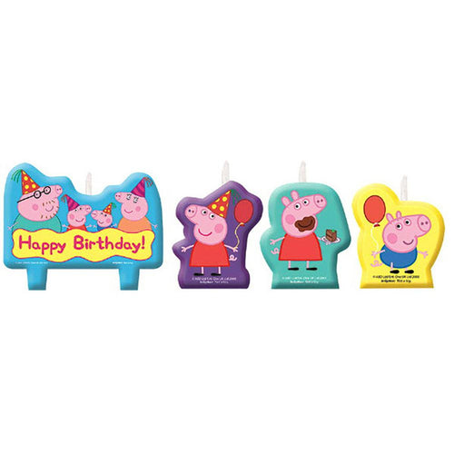 Peppa Pig Birthday Candle Set