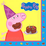 Peppa Pig Luncheon Napkins [16 in Package]