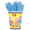 Peppa Pig 9 oz Cups [8 in Package]