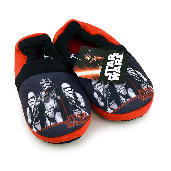 Star Wars Boys Slippers - Red [Small - Size 11-12]