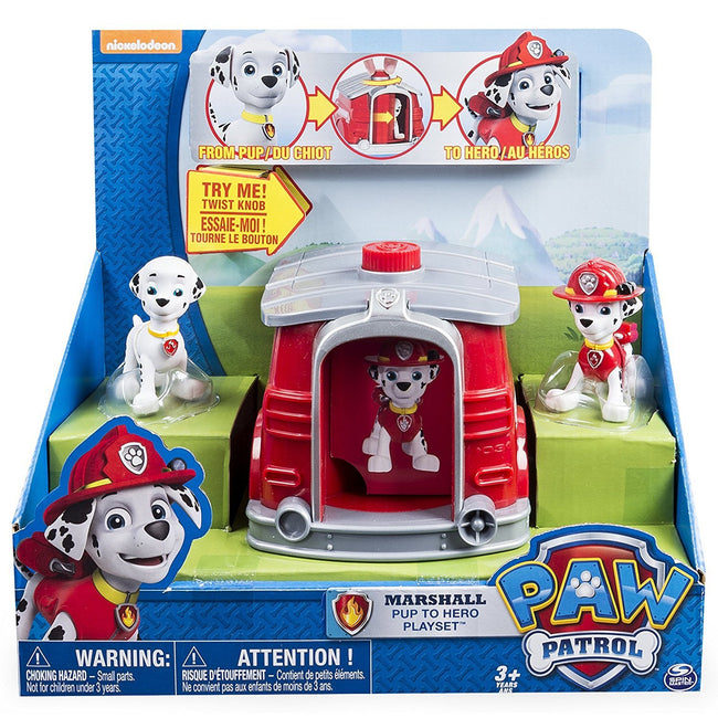 Paw Patrol Marshall Pup to Hero Playset