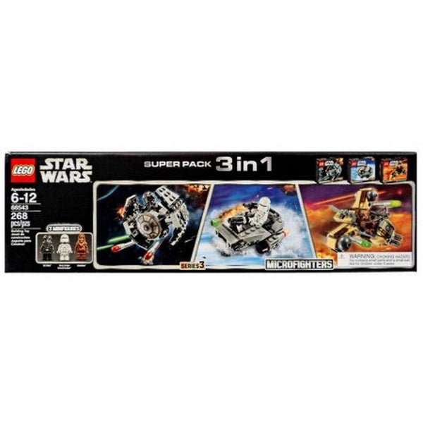 LEGO Star Wars 3-in-1 Microfighters Superpack [66543 - 268 Pieces]