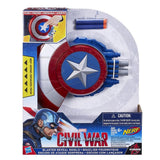 Nerf Marvel Captain America Blaster Reveal Shield