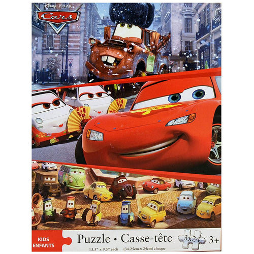 Disney Pixar Cars 3-in-1 24 Piece Puzzle Set