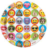 Emoji Celebration 9 Inch Dinner Plates [8 per Pack]