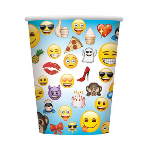 Emoji 9oz Party Cups [8 per Pack]