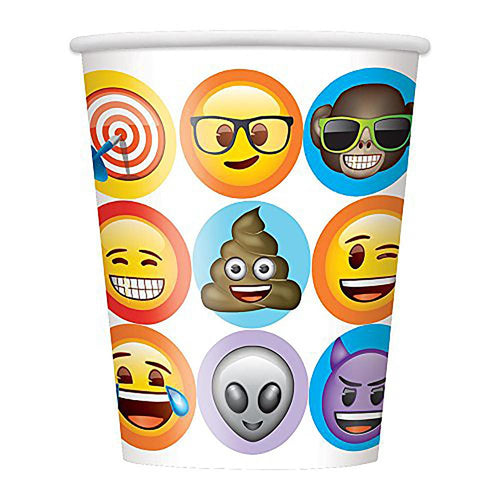 Emoji Celebration 9oz Party Cups [8 per Pack]