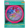 Shimmer and Shine  Dual-Function Clock with Tabletop or Wall Hanging Feature