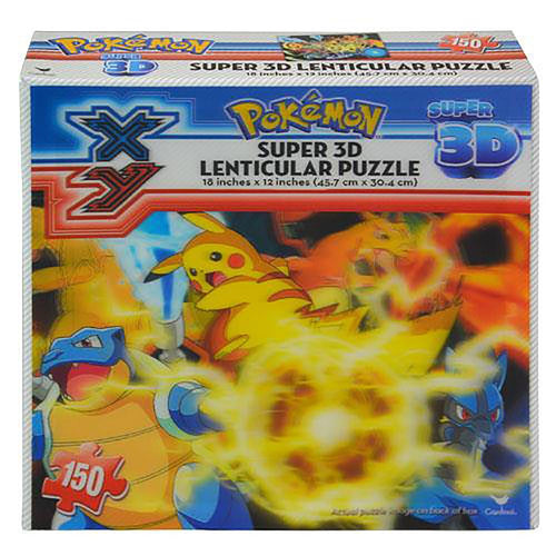 Pokemon Super 3D Lenticular Puzzle - 150 Pieces