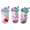 Peppa Pig Little Girl's Anklets Socks 3 Pairs (Size 6-8)