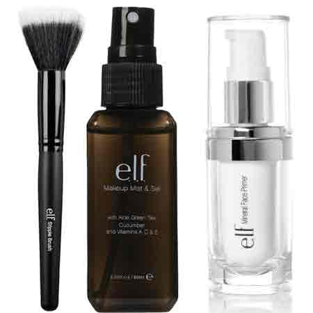 elf Studio Mineral Infused Face Primer With Makeup Mist and Set, Clear, 2.02 ...