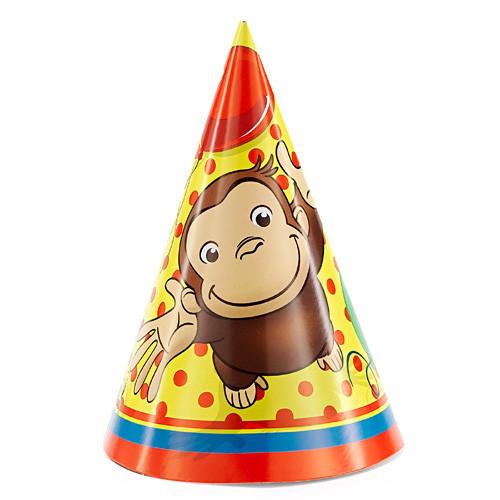 Curious George Party Hats [8 Per Pack] - ilovealma