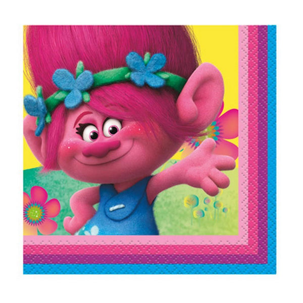 Trolls Beverage Napkins [16 per Pack]