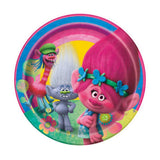 Trolls 7 Inch Dessert Plates [8 per Pack]