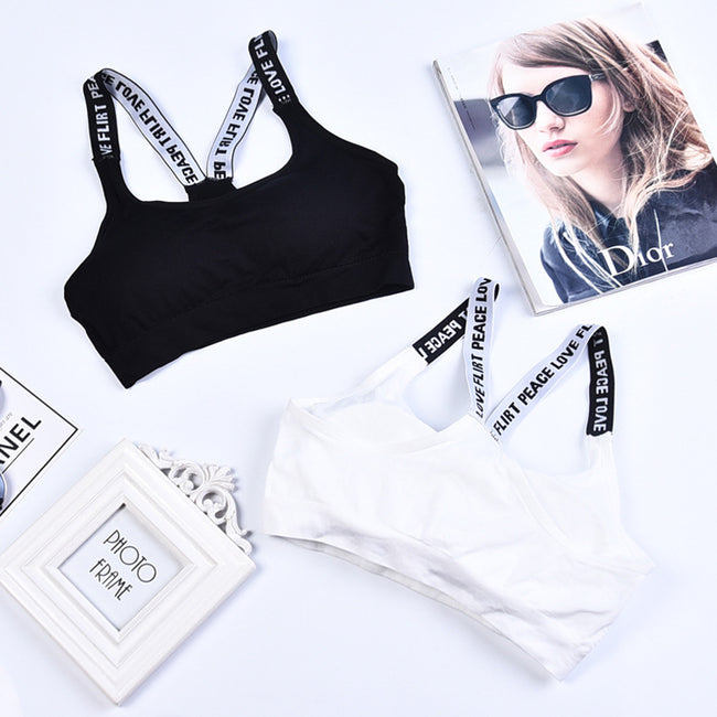 DeRuiLaDy Fashion Sexy Bra Comfortable Breathable Straps Padded Bra Shockproof Women Lingerie Exquisite One Piece Seamless Bras