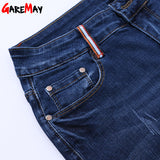 Denim Elastoc Pencil Waist Jeans