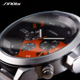 SINOBI Sporty Fast & Furious Design Inspired Chrono Quartz Watch