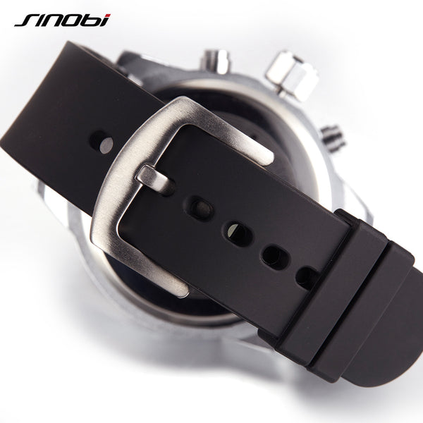 SINOBI Sporty Fast & Furious Design Inspired Chrono Quartz Watch