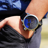 SINOBI Fast & Furious Inspired Blue Ocean Chrono Watch