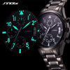 SINOBI Geneva Pilot Mens Chronograph Waterproof Watch