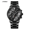 SINOBI Geneva Pilot Mens Chronograph Waterproof Watch
