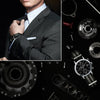 SINOBI James Bond Inspired Design Sports Chronograph Geneva Quartz