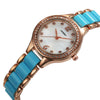SINOBI Women Elegant Blue Ocean Bracelet Watch with Crystal